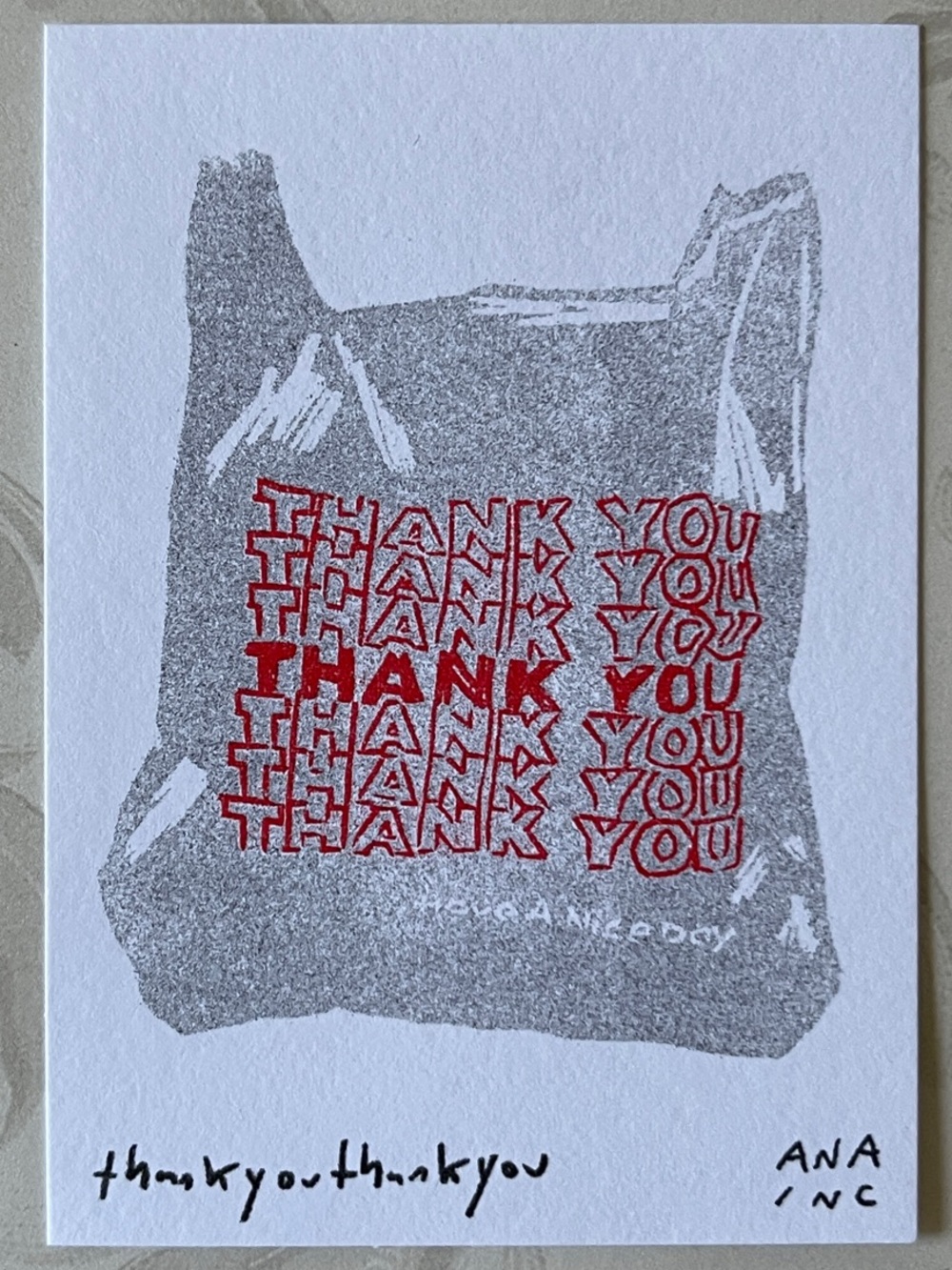Anastasia Inciardi Thank You / Pizza Box Mini Print Set - Picture 3 of 4